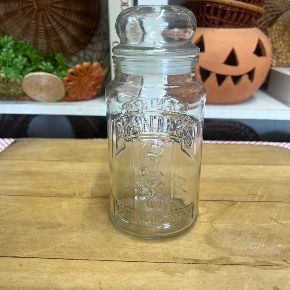 Planters glass jar storage 75th anniversary
